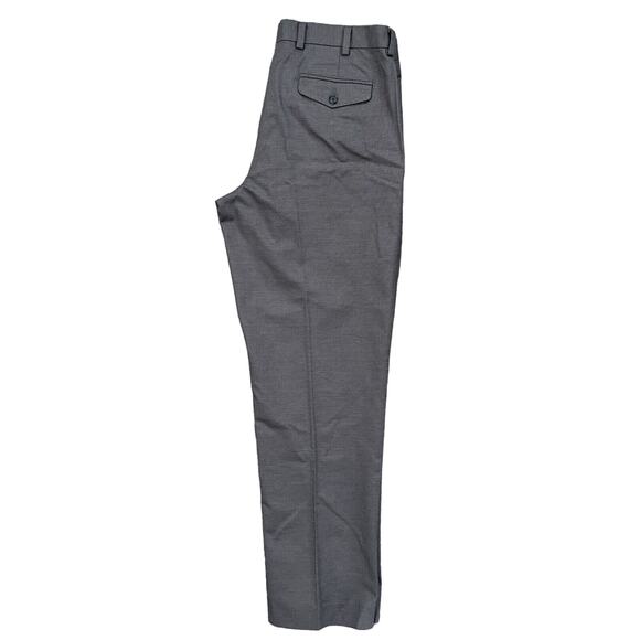LL Bean Men's Classic Fit Pants Size 37 Inseam 33" Gray Flat Front Straight Leg - Picture 10 of 12